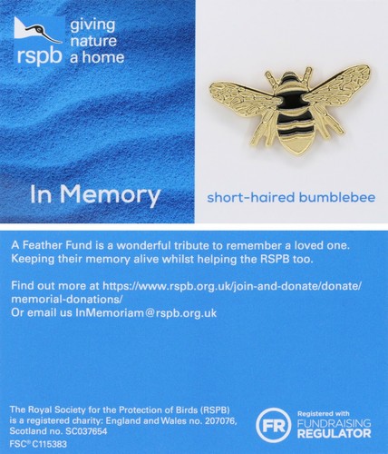Rspb pin badge special - rspb,