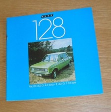 Fiat 128 1300 CL 4 Door Saloon & 3 Door Estate Brochure 1978
