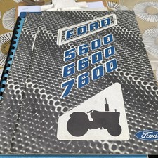 FORD 5600,6600,7600, TRACTOR Operator Maintenance MANUAL- nice example 1976