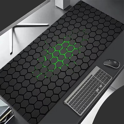 Hexagon gaming mouse - hexagon, mat