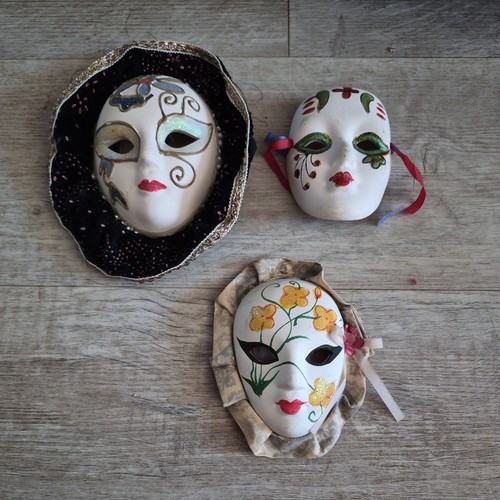 Vintage ceramic masquerade - vintage,