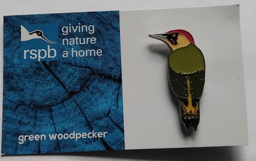 Rspb pin badge green - of, a