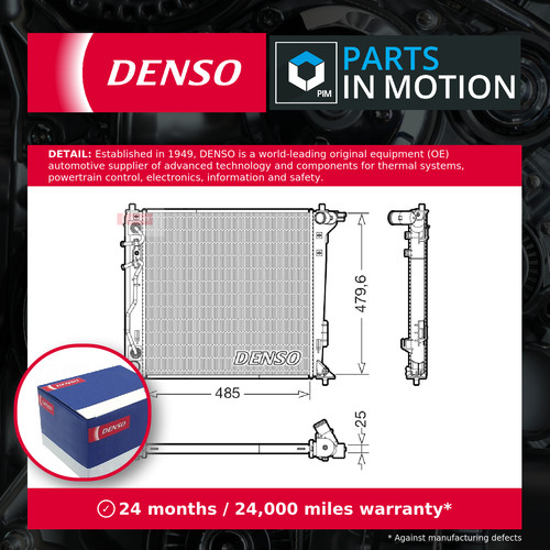 Radiator drm41030 denso - radiator,