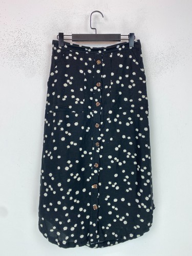 Joules black daisy print - print, midi