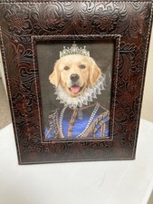 Faux Leather Tooled Embossed