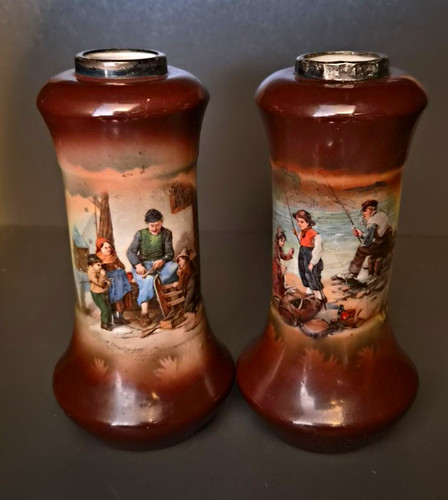 Vintage pair bavarian - pair, scenic