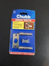 Chubb WS14 Metal Finish Hinge Bolts Security for Wooden doors and French Windows