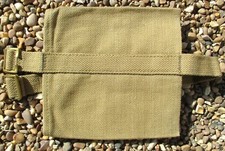 Unissued UK Army:"1943 DATED WEBBING WATERBOTTLE CRADLE" (Unblancoed, MECo)