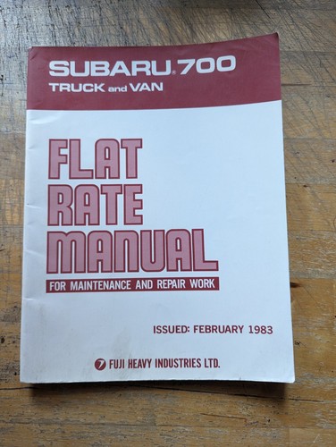 Subaru 700 van - subaru,