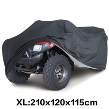 XL Waterproof ATV Quad Bike Cover Black For Yamaha Raptor 250 350 50 660R 700 R