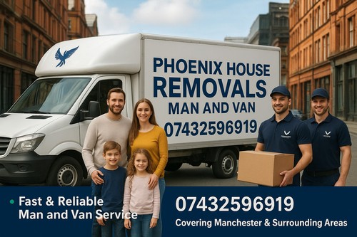 Man and van hire house - and,