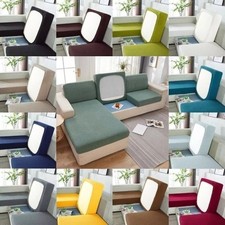 1/2/3/4 Seater Sofa Seat Cushion Covers Stretch Couch Settee Protector Slipcover