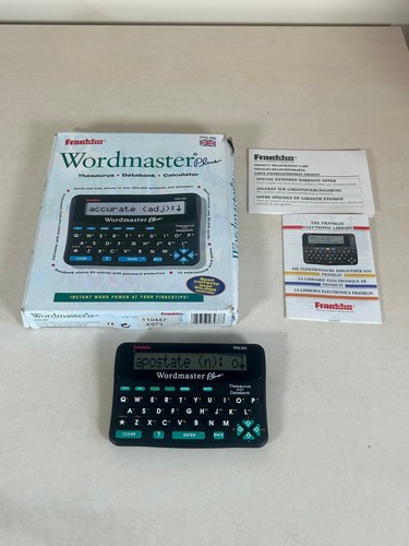 Franklin wordmaster plus - franklin,