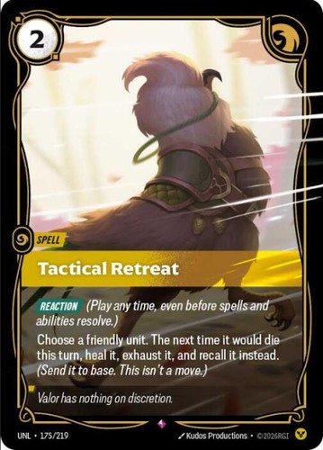 Tactical retreat unl 175 219 - tactical,