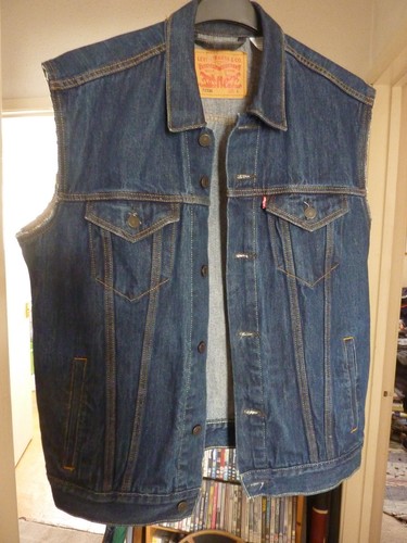 Levis denim cut off gillet - levis,