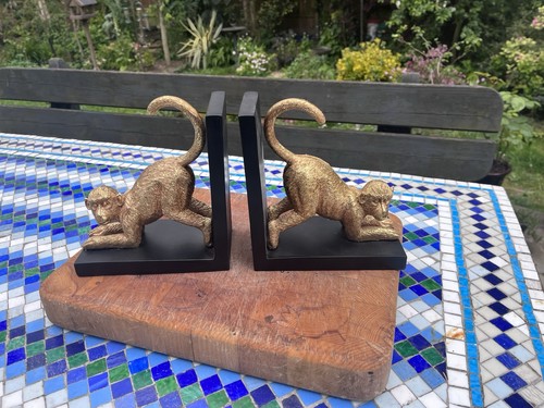 Art deco gold monkey book - deco,