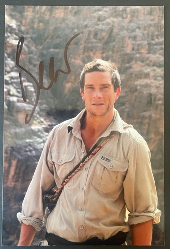 Bear grylls signed autograph - grylls,