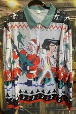 Elvis/Santa Rocking Out