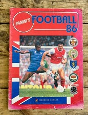 Panini Football 86 Empty Sticker Album - No Writing - Order Form Still Inside