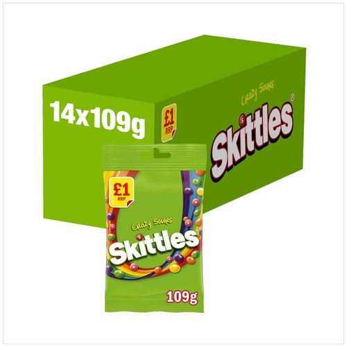 Skittles vegan chewy crazy - skittles,