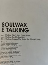 Soulwax E Talking 12” PIAS