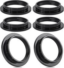 6 Pack Black Lampshade Reducer