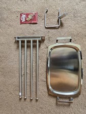A Mix Household Items 1 IKEA  Towel Rack , Tray Brass Hooks. Toilet Paper Holder