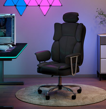 Ergonomic Executive Office Chair Gaming Computer Desk Chair Headrest Recliner