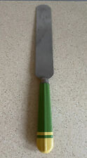 Vintage Skyline Palette Knife Wooden Handle Retro Striped Kitchen Spatula