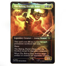 The Balrog, Durin's Bane FOIL SHOWCASE / Magic MTG / Lord of the Rings - NM