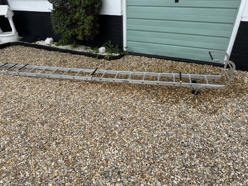 Single roof ladder 445cm - single,