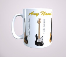 PERSONALISED Bass Guitar Mug