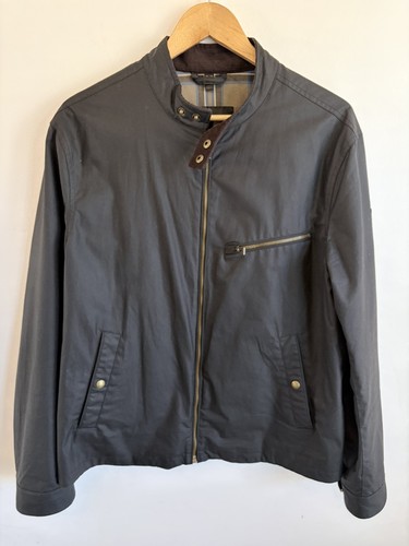 Belstaff mens black waxed - belstaff,