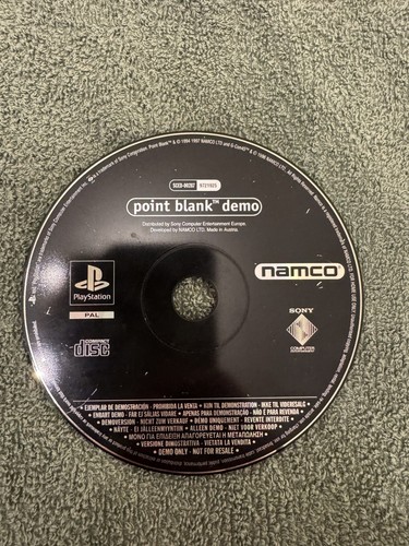 Playstation ps1 point blank - point,