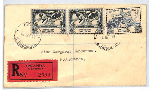 Southern rhodesia fdc 1949 - rhodesia,