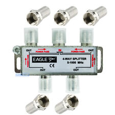 4 WAY COAX 5 - 1000 MHz TV