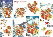 Christmas Theme  A4 Decoupage