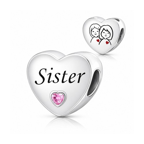 S925 sterling silver - silver, sister