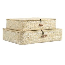 2-Pack Seagrass Storage Box