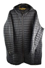 Joules Right As Rain Snug Long Womans Padded Parka Hooded Jacket Size 24