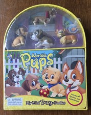 Adorable Pups: My Mini Busy Book. Book + 4 Puppy Figurines Christmas Stocking