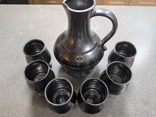 Set six prinknash pewter - prinknash,