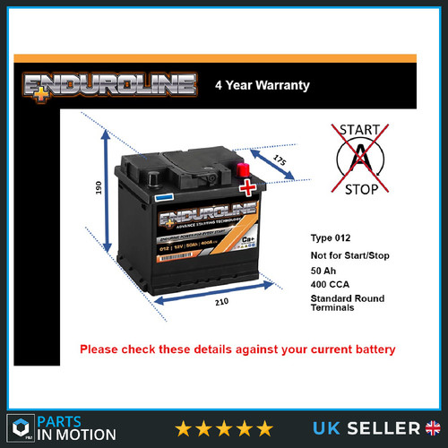 Battery fits aston - fits, martin