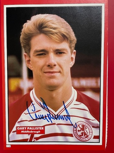 Gary pallister signed - signed, 1984-89