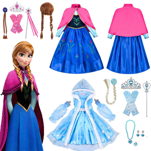 Kids girls anna elsa - girls,