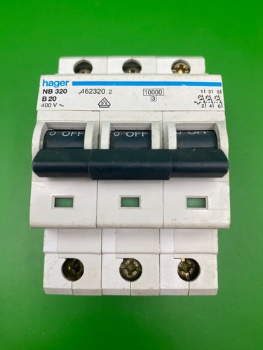 Hager nb320 b20 20a phase - b20,