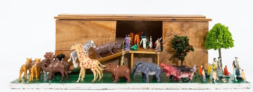Handmade wooden noah - noah's, ark