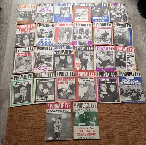 Private eye magazine - private, 1977