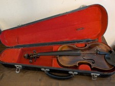 Antique 1/2  Size Stainer Violin w/ Wooden Case