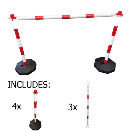 Plastic safety barrier - plastic,